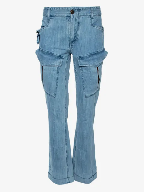 Roberto Cavalli Vintage cargo-pockets boot-cut jeans 