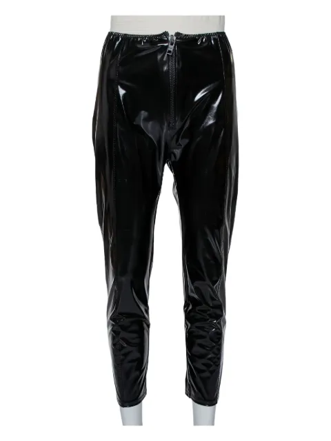 Lisa Marie Fernandez pre-owned faux-leather trousers