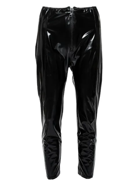 Lisa Marie Fernandez pre-owned faux-leather trousers