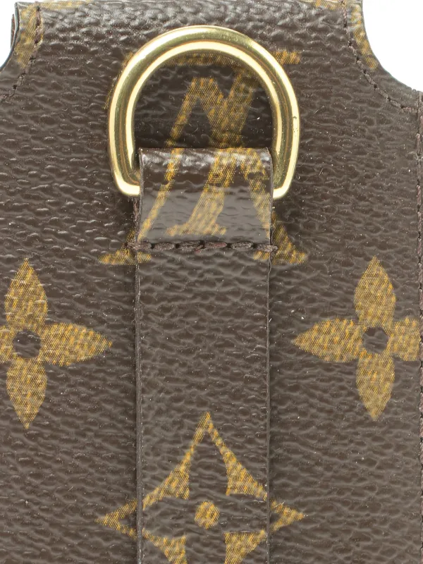 Louis Vuitton Pre-Owned モノグラム 100mm レザーケース | ブラウン