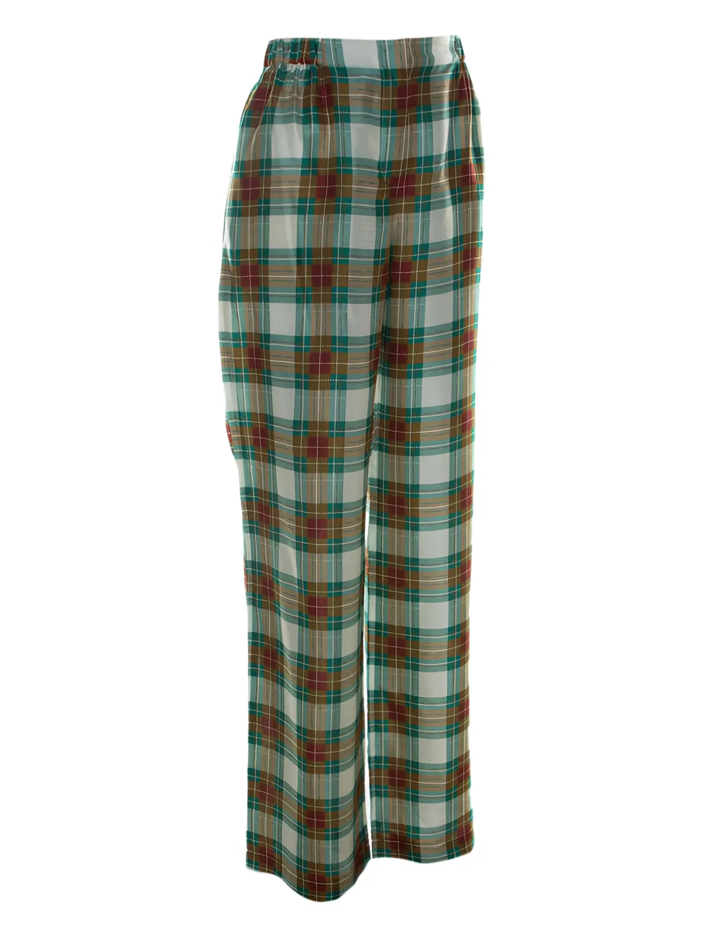 Alberta Ferretti plaid-pattern trousers | Image 2