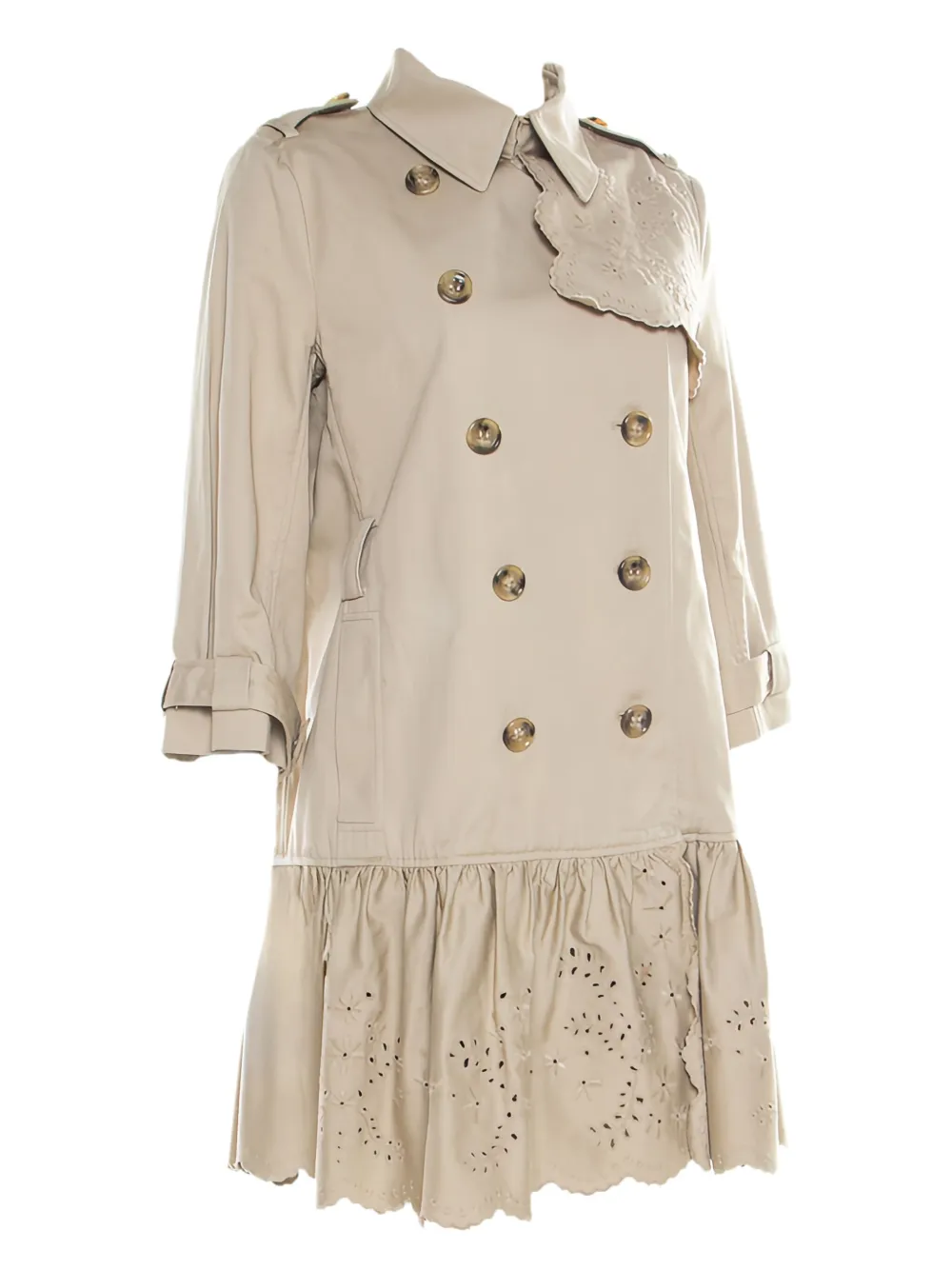 Valentino Pre-Owned double-breasted cotton coat | Image 2