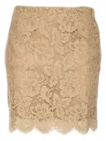 Polo Ralph Lauren floral-lace mini skirt - Neutrals
