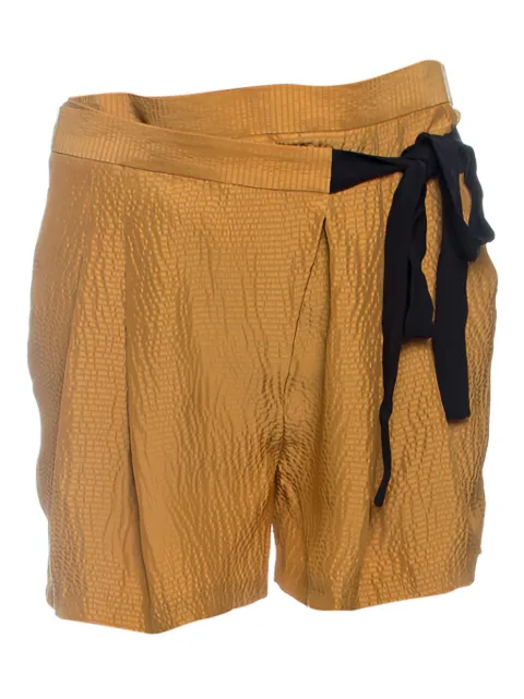 Matthew Williamson textured-finish shorts 