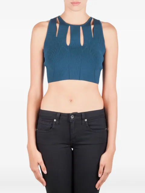 Cushnie pre-owned cut-out ribbed top