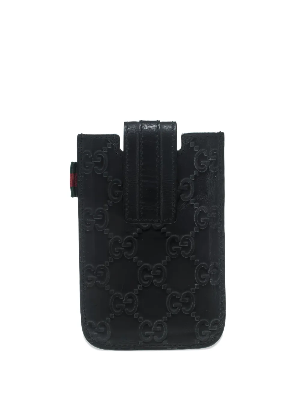 Gucci Pre-Owned 2023 Guccissima iPhone case | Black | Image 1