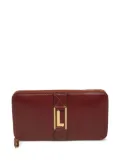 Lancel Vintage pre-owned zip-around leather wallet - Red
