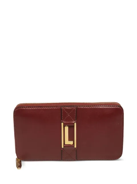 Lancel Vintage pre-owned zip-around leather wallet