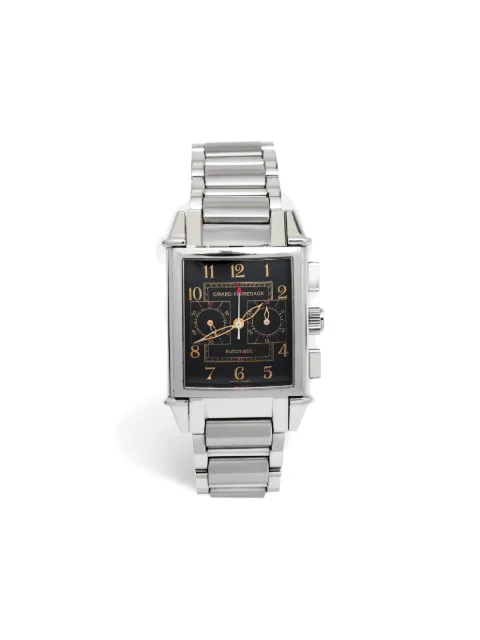 Girard-Perregaux Pre-Owned reloj Steel Chronograph Rectangular de 38mm