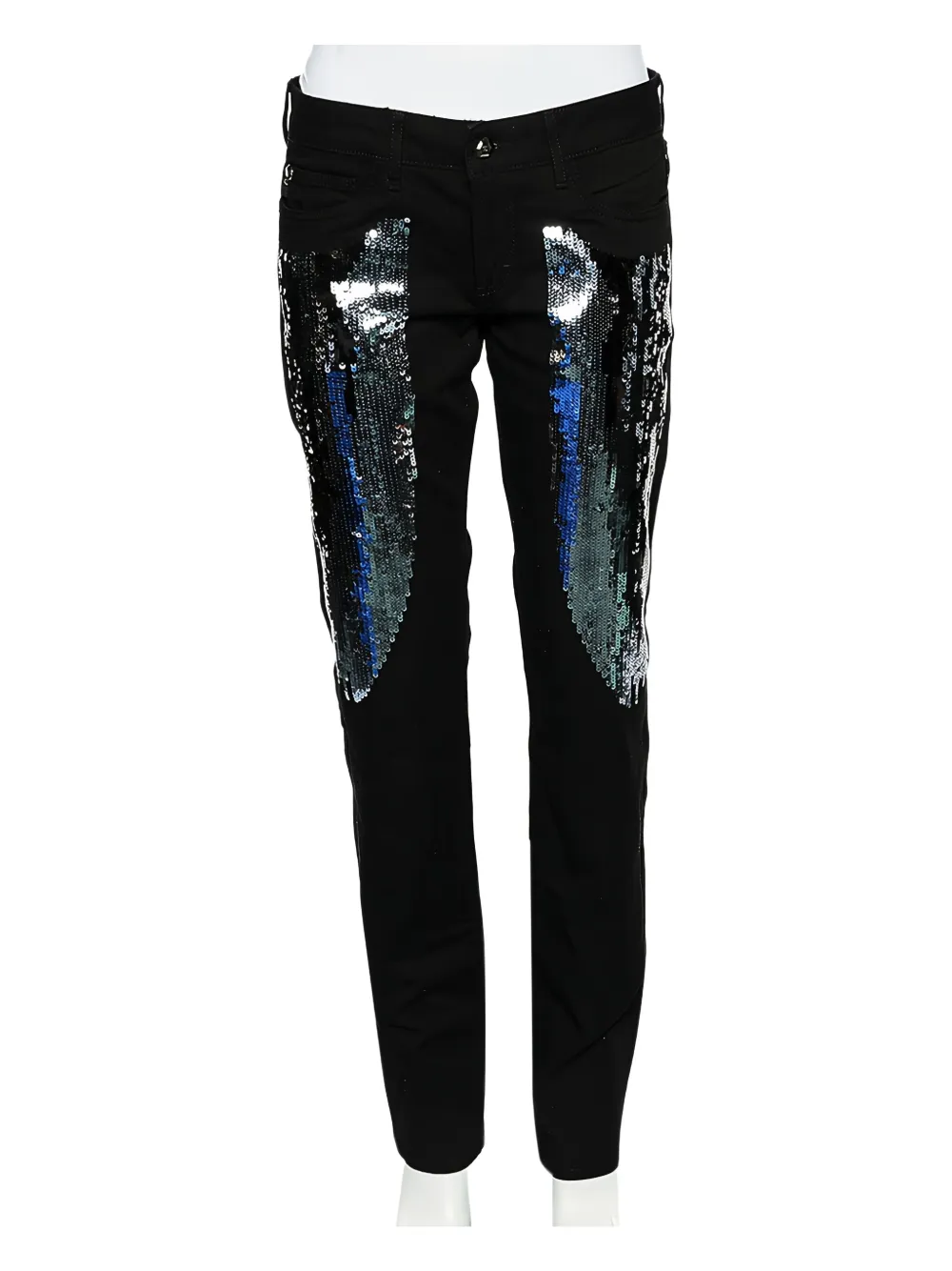 Just Cavalli sequinned trousers - ブラック Just Cavalli sequinned trousers - ブラック