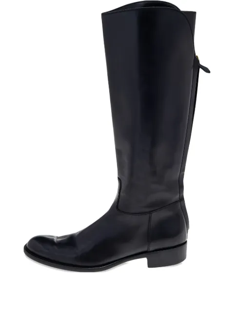 Loro Piana Pre-Owned leather knee-high boots 