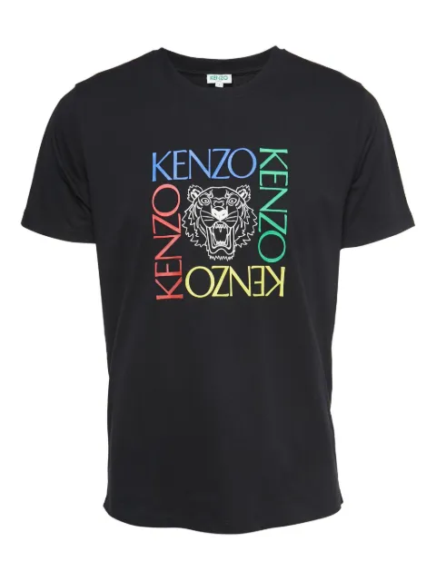 Kenzo Pre-Owned playera con logo estampado