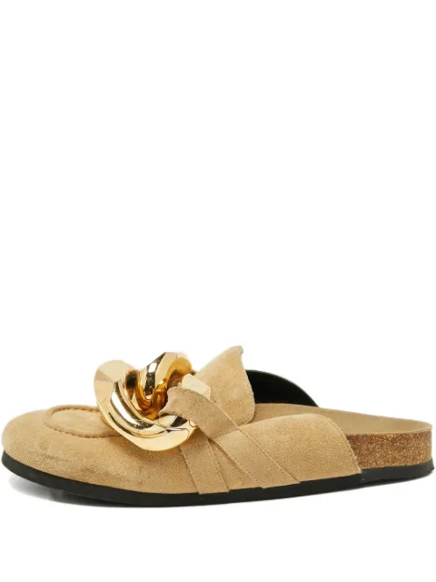 JW Anderson 2024 Chain Link Suede Sandals