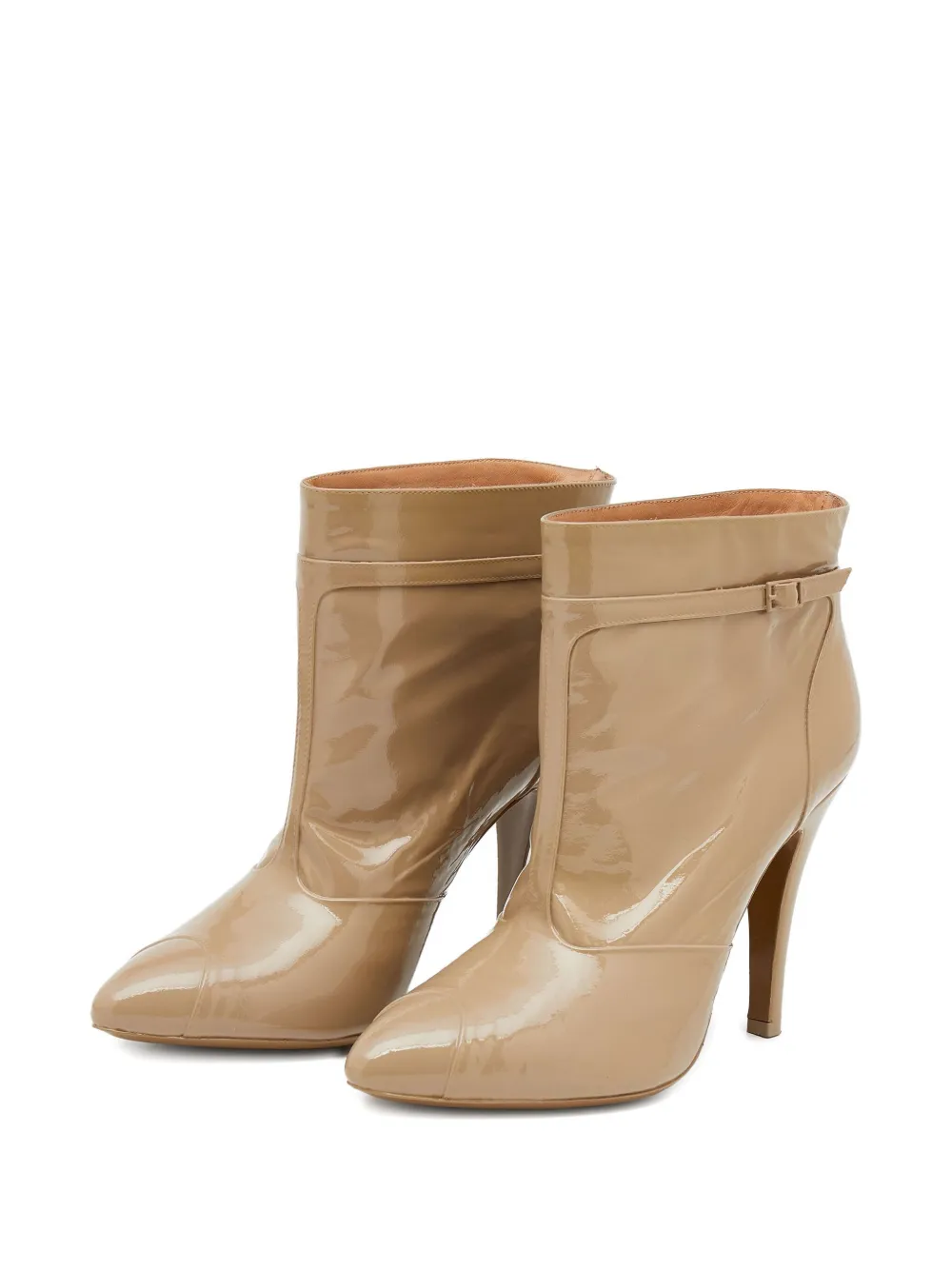 Maison Martin Margiela Pre-Owned 110mm patent-finish ankle boots | Image 2