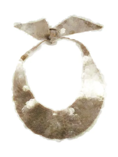 Marni Pre-Owned collar bordado con lentejuelas