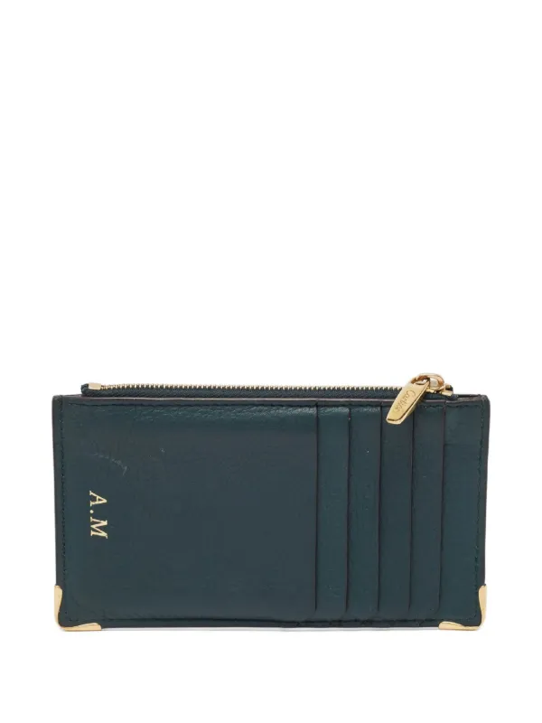 Card Wallet Cartier Leather Wallet Cartier Must De Cartier Green