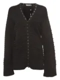 Opening Ceremony textured buttoned cardigan - Black