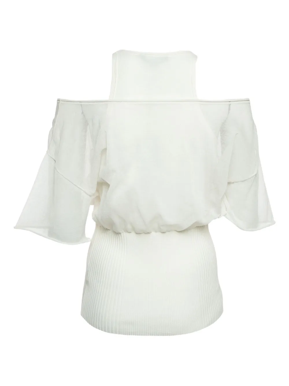 Alexander Wang off-shoulder ribbed-hem blouse | Image 2