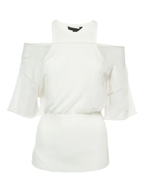 Alexander Wang オフショルダーブラウス　ホワイト　新品未使用 Pre-Owned Alexander Wang オフショルダーブラウス | ホワイト