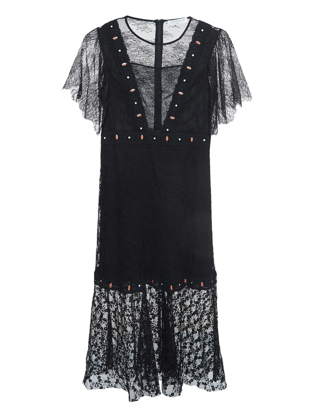 SANDRO laced dress | Black | Image 1