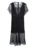 SANDRO laced dress - Black