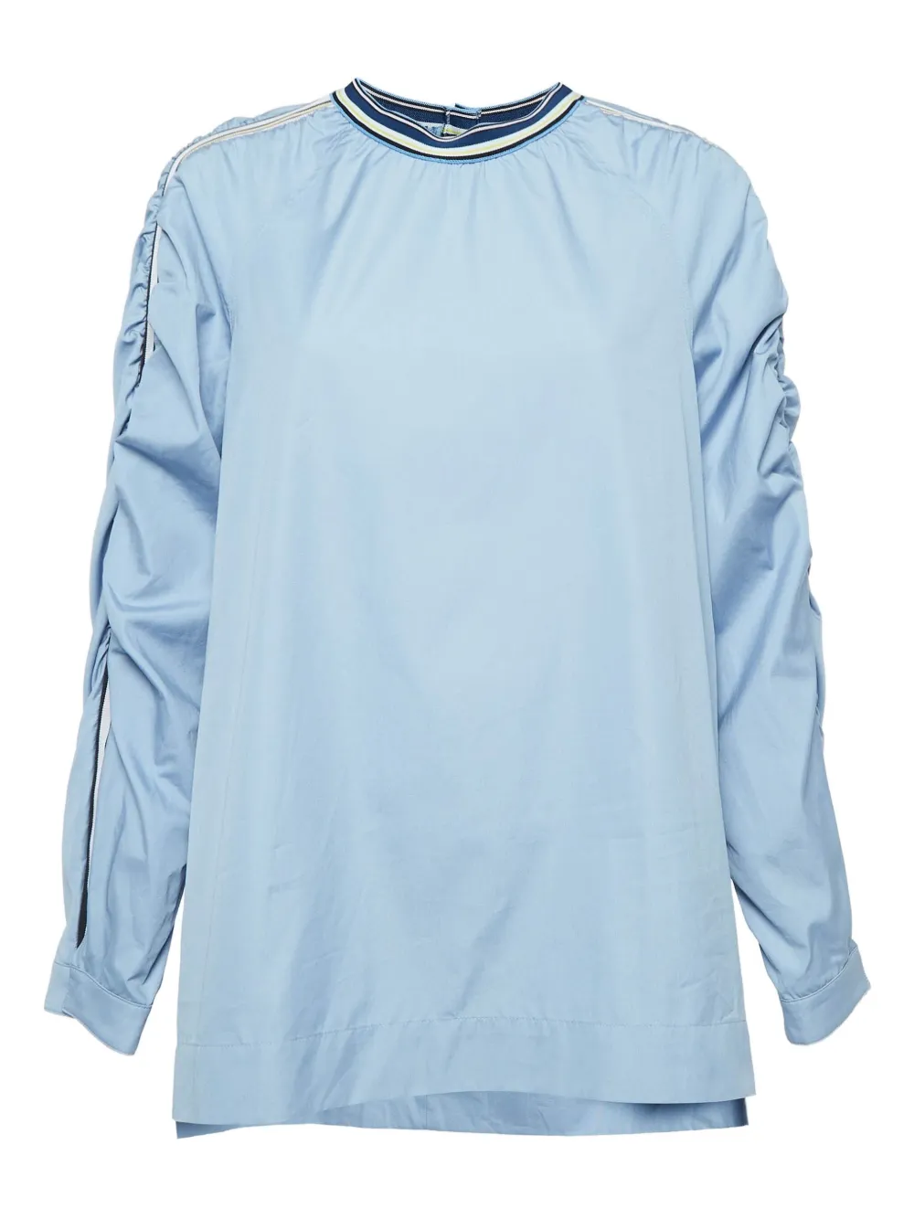 Pre-owned striped-detail top