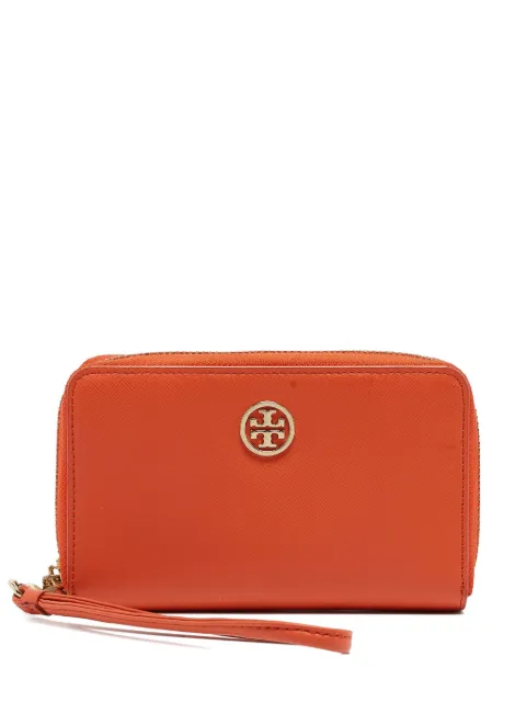 Tory Burch leather zip wallet