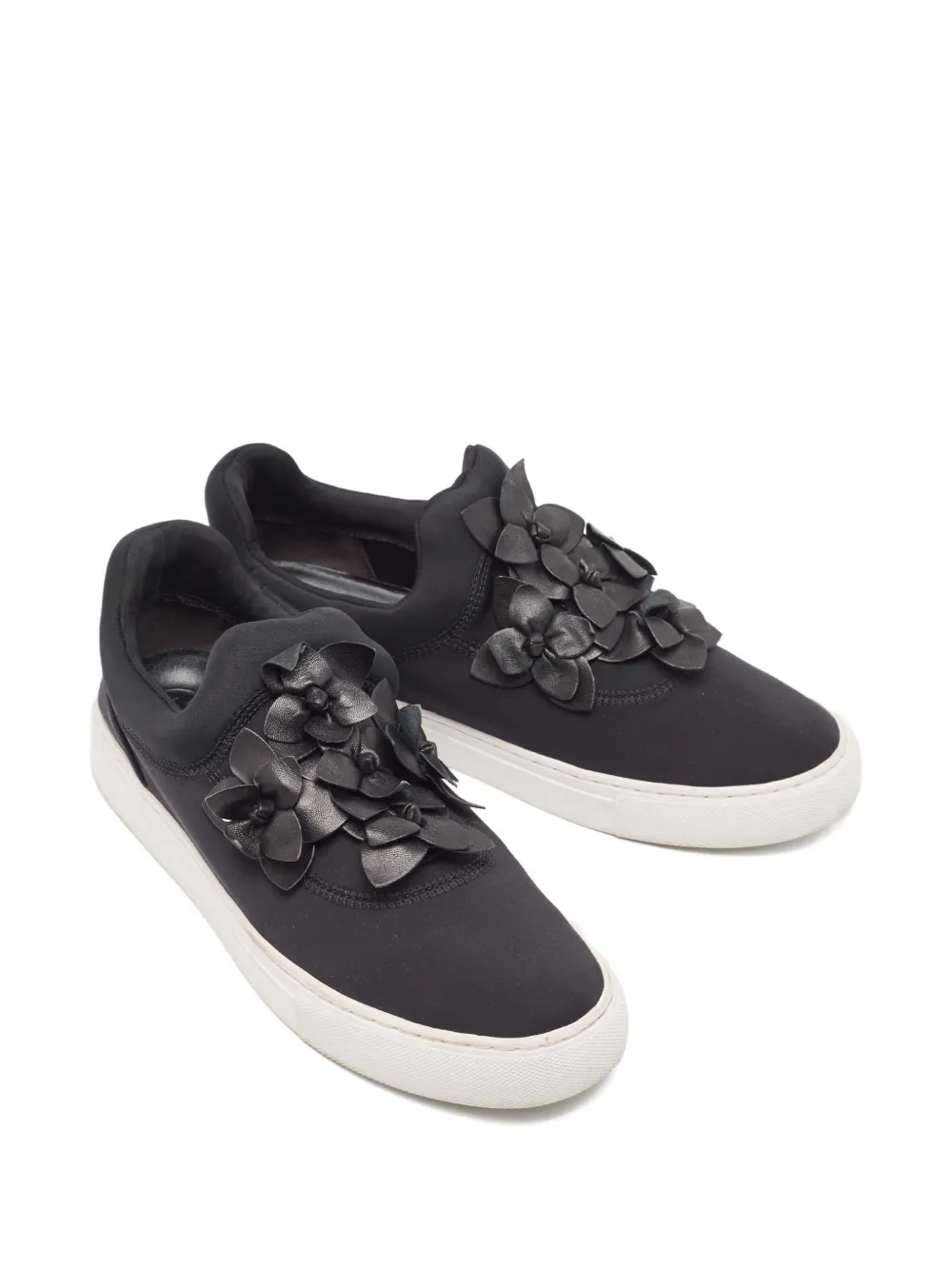 Tory Burch Blossom Flower leren sneakers - Zwart