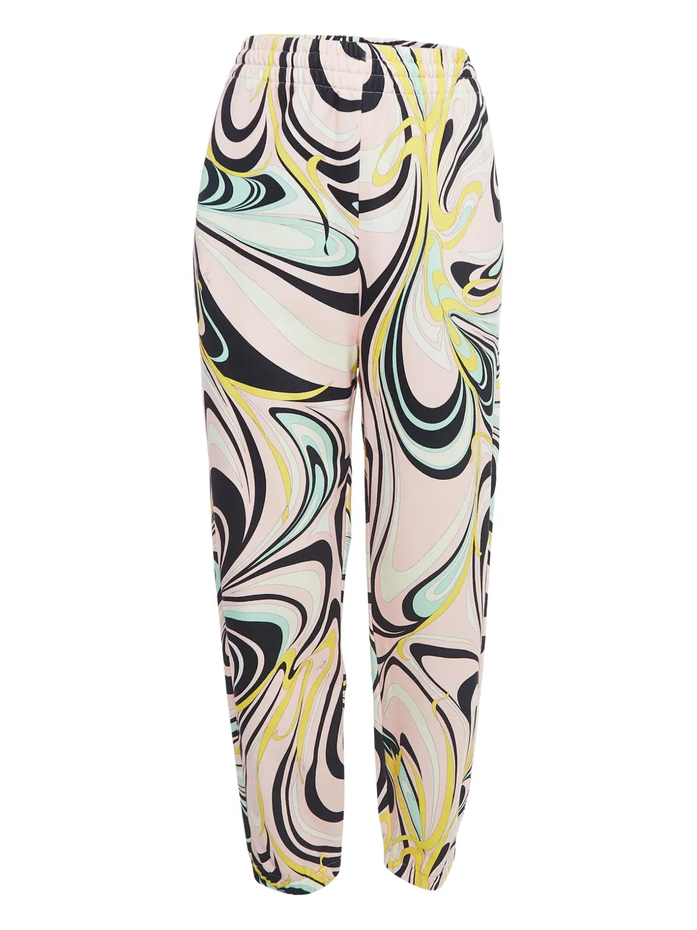 PUCCI Pre-Owned wirl-print cotton trousers | Rosa | Image 1