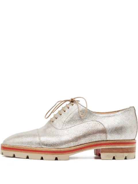 Christian Louboutin Pre-Owned оксфорды на шнуровке