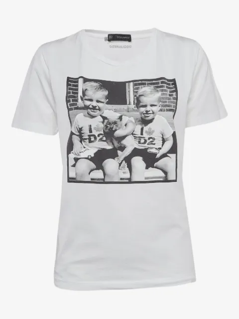 DSQUARED2 playera Twin Boys de archivo