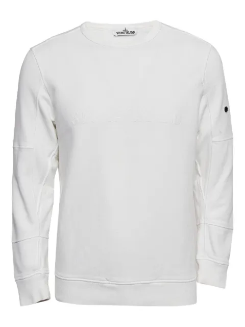 Stone Island logo-embroidered sweatshirt