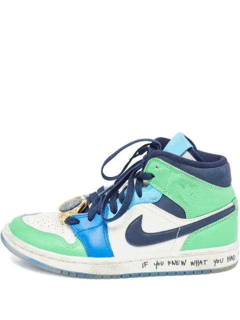 Nike Vintage Air Jordan X Melody Ehsani 1 Mid Fearless sneakers