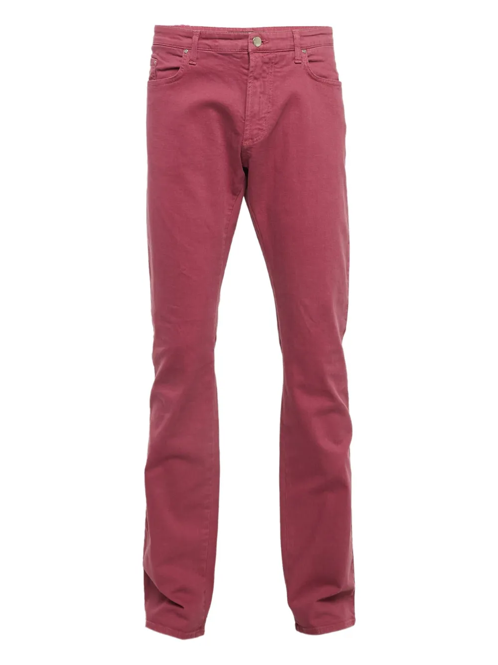 Etro Pre-Owned 2024 logo-patch trousers - Red