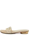 Stuart Weitzman pre-owned pearl-embellished sandals - Neutrals