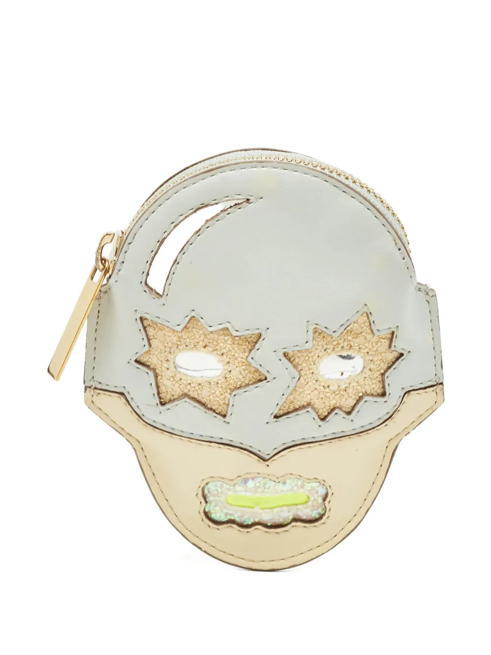 Stella McCartney Pre-Owned face star coin purse | Neutrals | Image 1