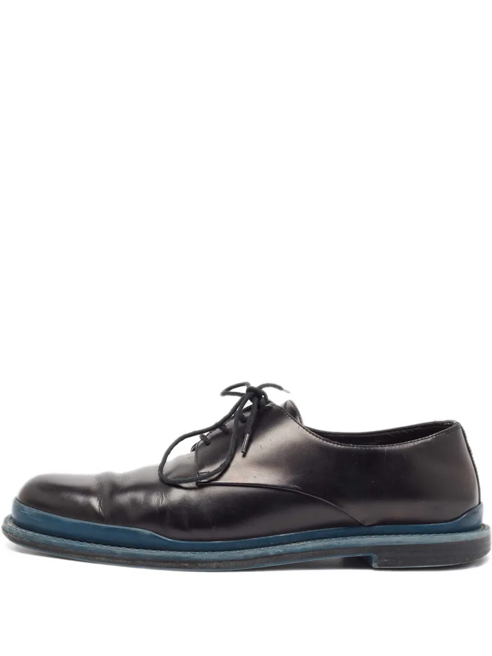 Bottega Veneta Pre-Owned leather derby shoes - Nero