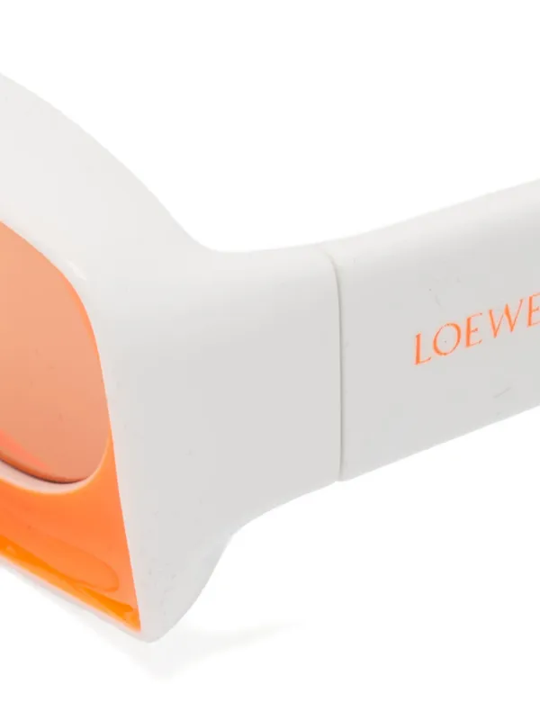 Loewe Pre-Owned x Paula's Ibiza スクエアサングラス | オレンジ