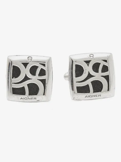 Aigner Vintage logo-embellished cufflinks
