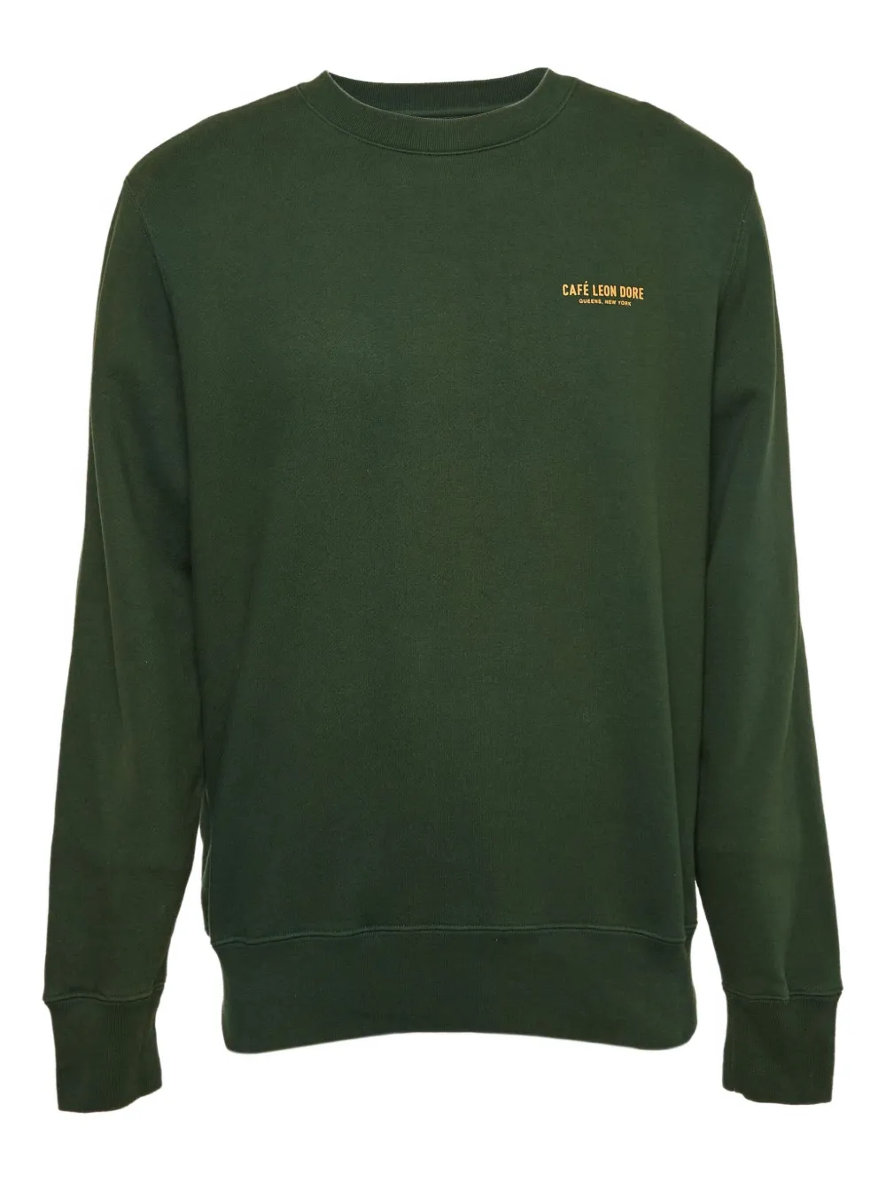Aimé Leon Dore pre-owned Café cotton crewneck sweatshirt | Green | Image 1