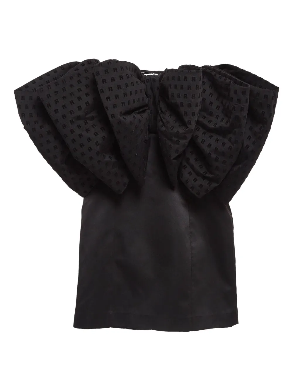 ROTATE BIRGER CHRISTENSEN pre-owned bow-detail dress | Black | Image 1