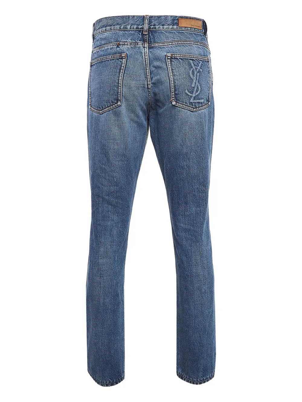 Saint Laurent Pre-Owned Cassandre-detailed jeans | Image 2