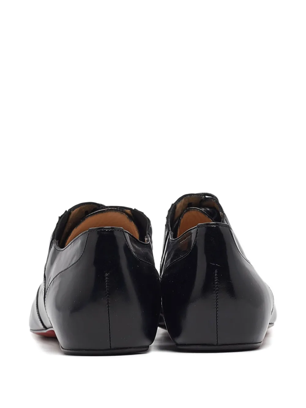 Pre-owned Christian Louboutin Leather Lace-up Oxford Shoes