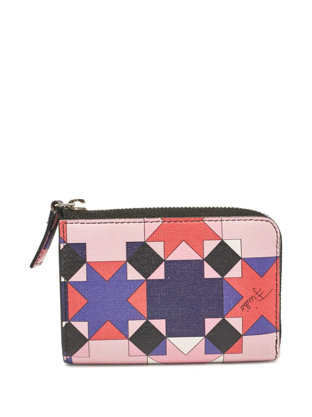PUCCI Pre-Owned geometric-print wallet | Pink | Image 1