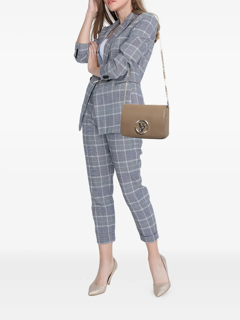 Versace Pre-Owned ロゴアップリケ ショルダーバッグ | Image 2