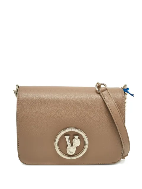 Versace Pre-Owned logo-appliqué shoulder bag 
