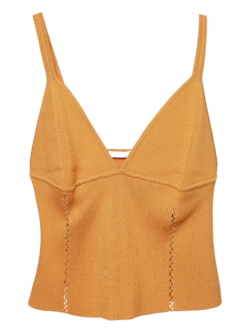 Simkhai ribbed-knit top | Orange | Image 1