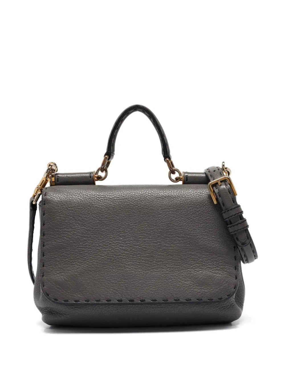 Dolce & Gabbana Pre-Owned leather tote bag | Grey | Image 1