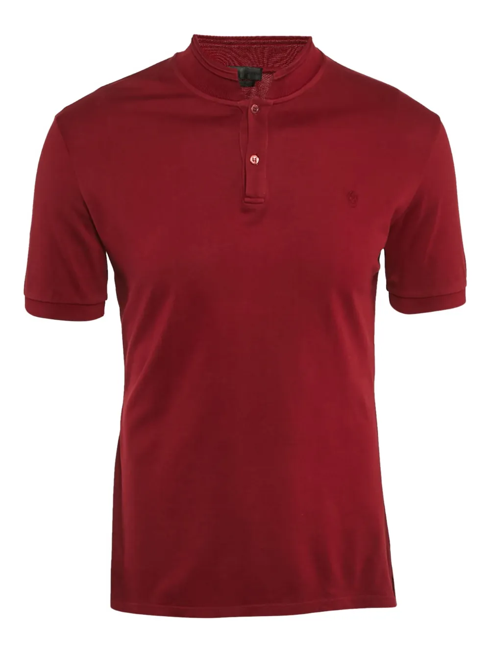 Alexander McQueen Pre-Owned cotton piqué polo shirt | Red | Image 1