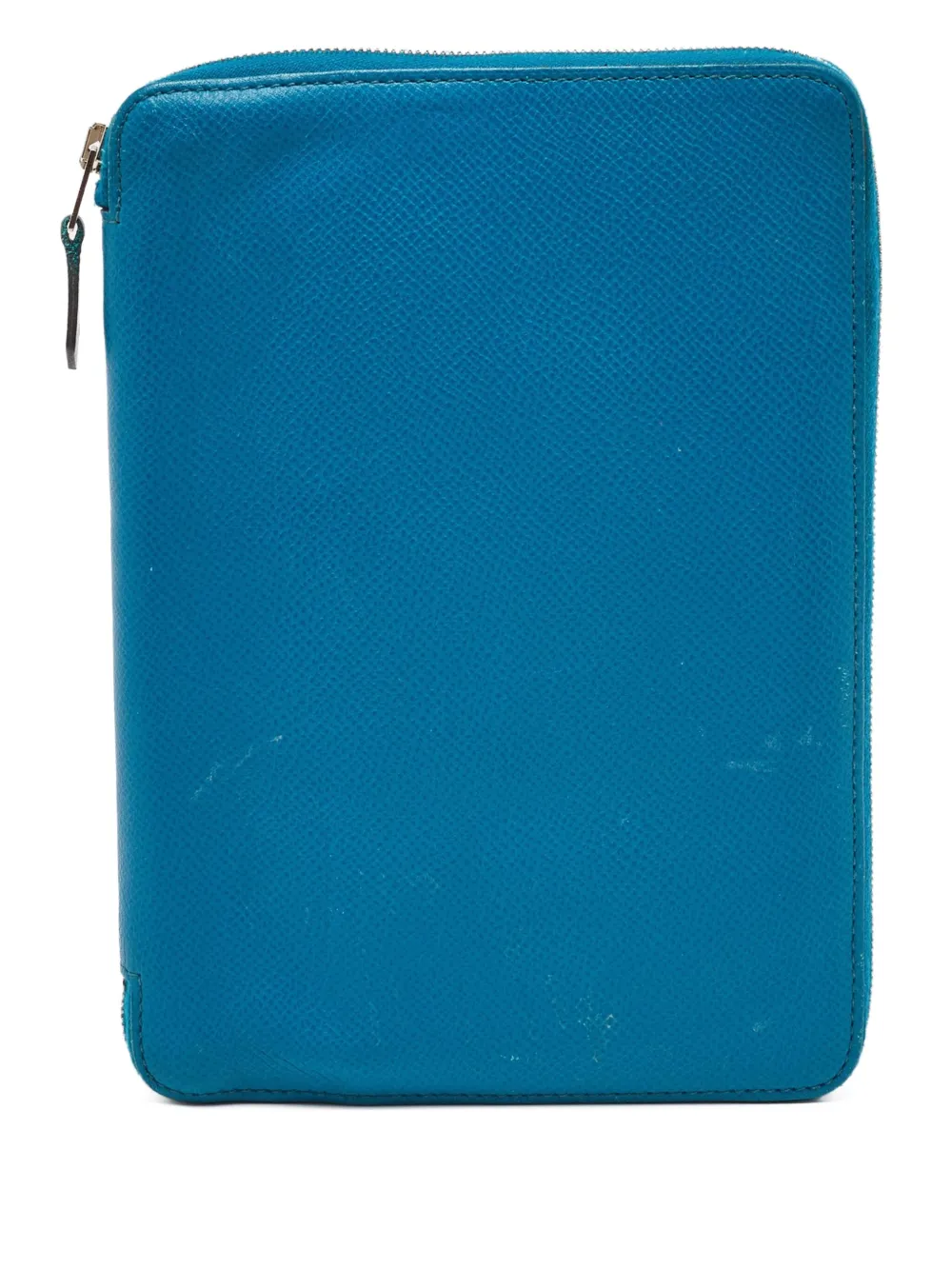 Hermès Pre-Owned Globe Trotter zip agenda planner - ブルー Hermès Pre-Owned Globe Trotter zip agenda planner - ブルー